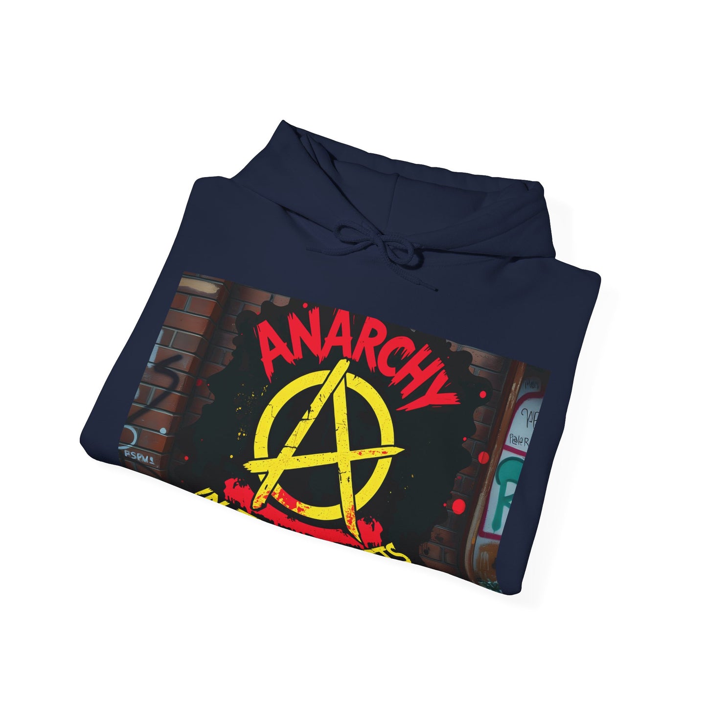 Anarchy in the Streets - Bold Punk-Inspired Unisex Hoodie