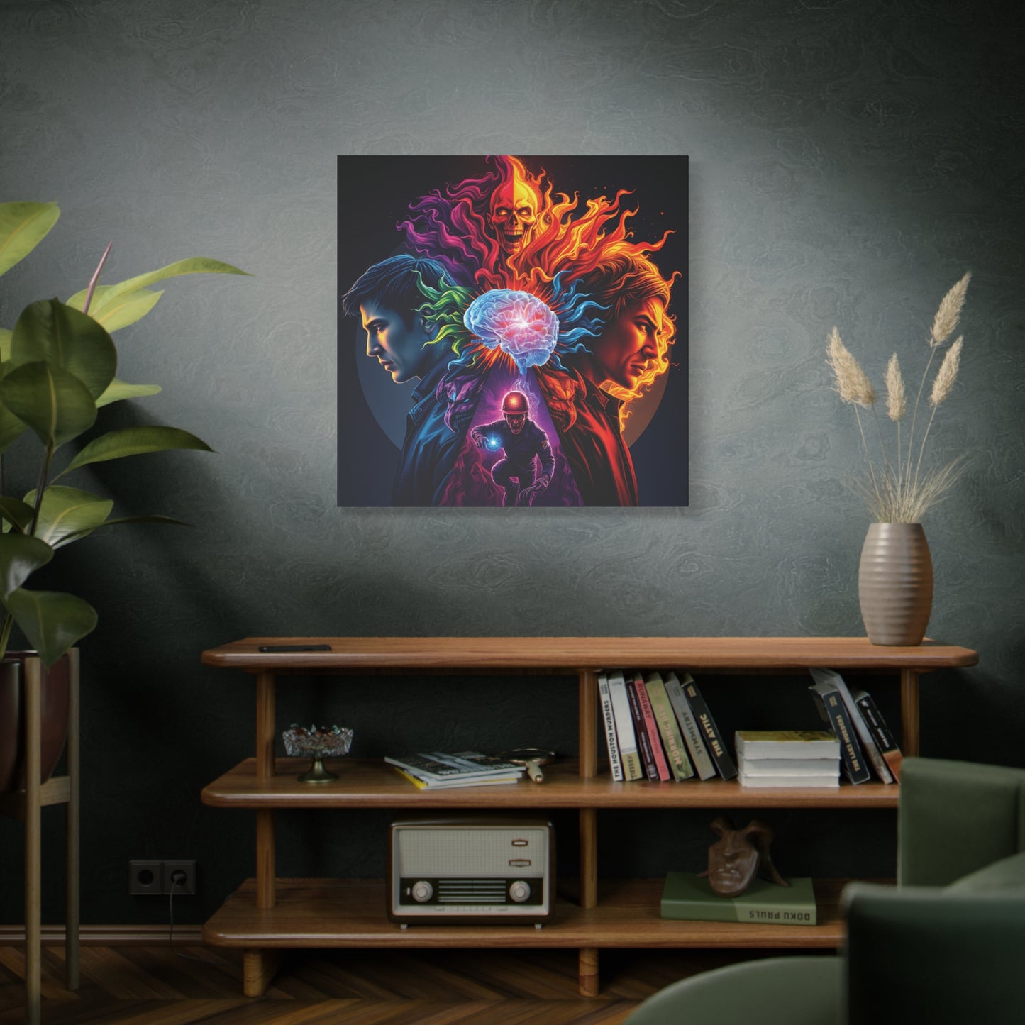 Moods of the Mind | Vibrant 36x36 Stretched Canvas Fantasy Artwork