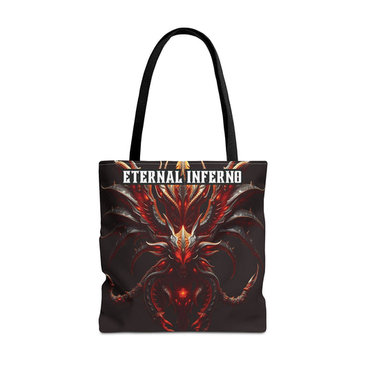 Eternal Inferno - Gothic Fantasy Tote Bag | Gothic Tote Bag