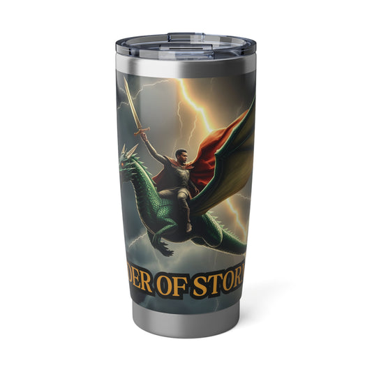 Rider of Storms - Epic Dragon Fantasy Stainless Steel Tumbler | 20 oz