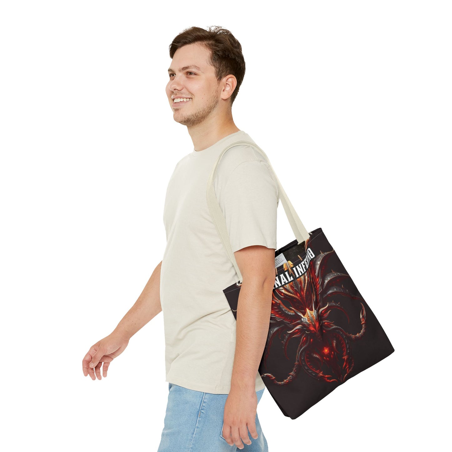 Eternal Inferno - Gothic Fantasy Tote Bag | Gothic Tote Bag