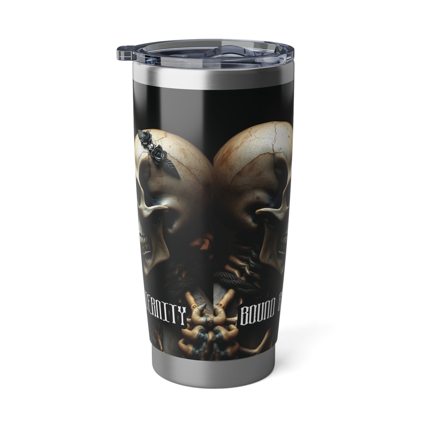 Bound by Eternity Gothic Skeleton Love Tumbler The Abyss Collection Winter 2024