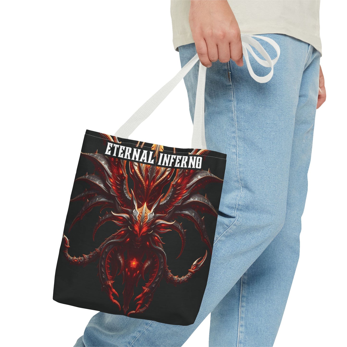 Eternal Inferno - Gothic Fantasy Tote Bag | Gothic Tote Bag