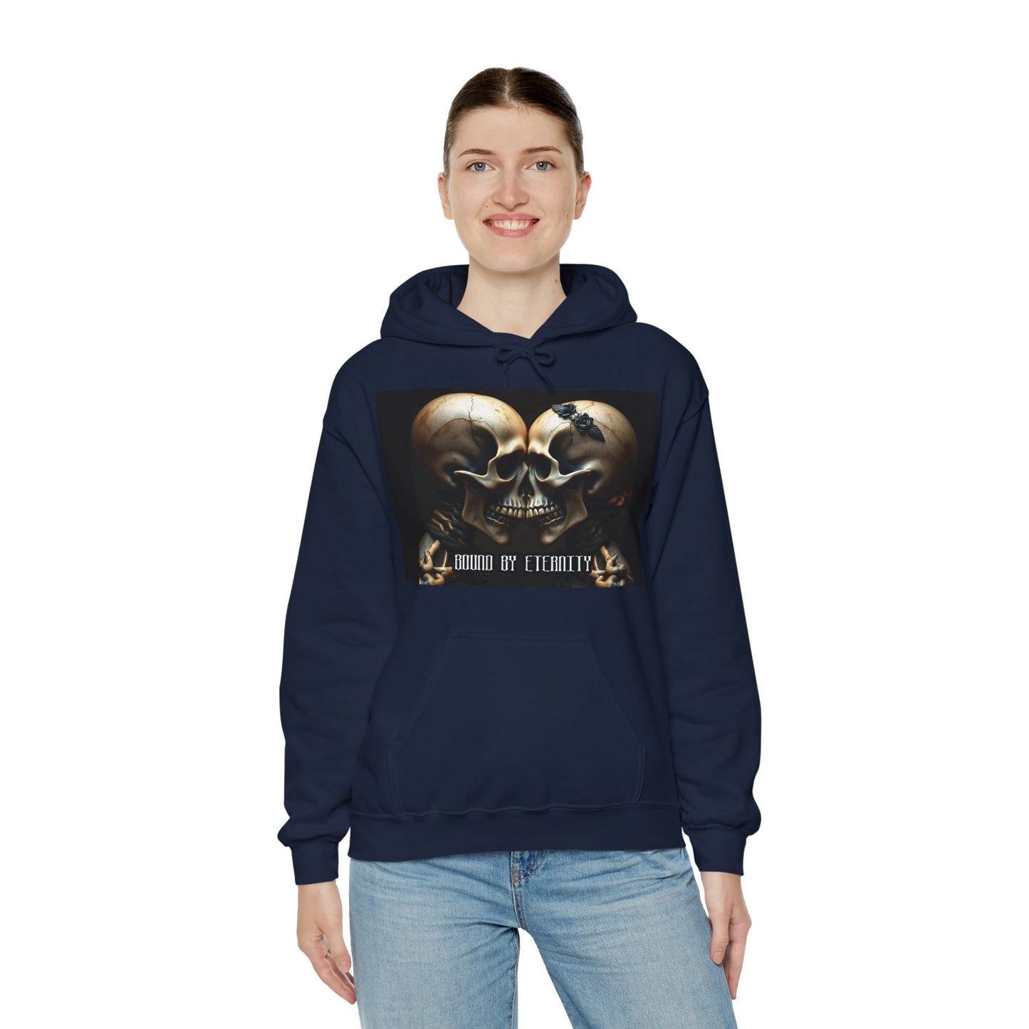 Bound by Eternity - Gothic Skeleton Love Unisex Hoodie