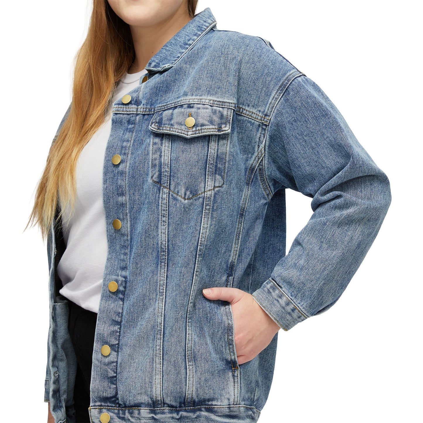 Steampunk Monster Women’s Denim Jacket Sizes S - 2XL