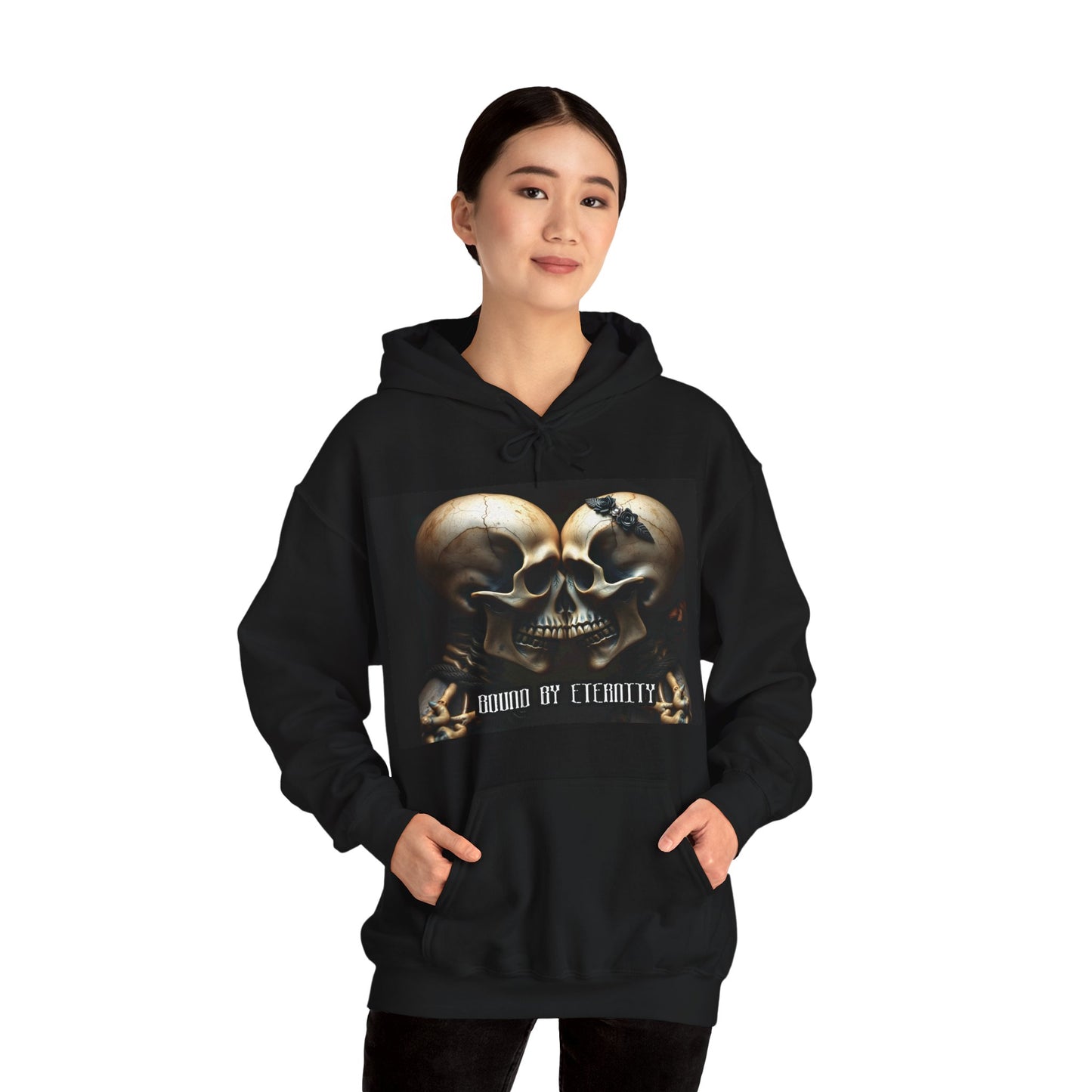 Bound by Eternity - Gothic Skeleton Love Unisex Hoodie