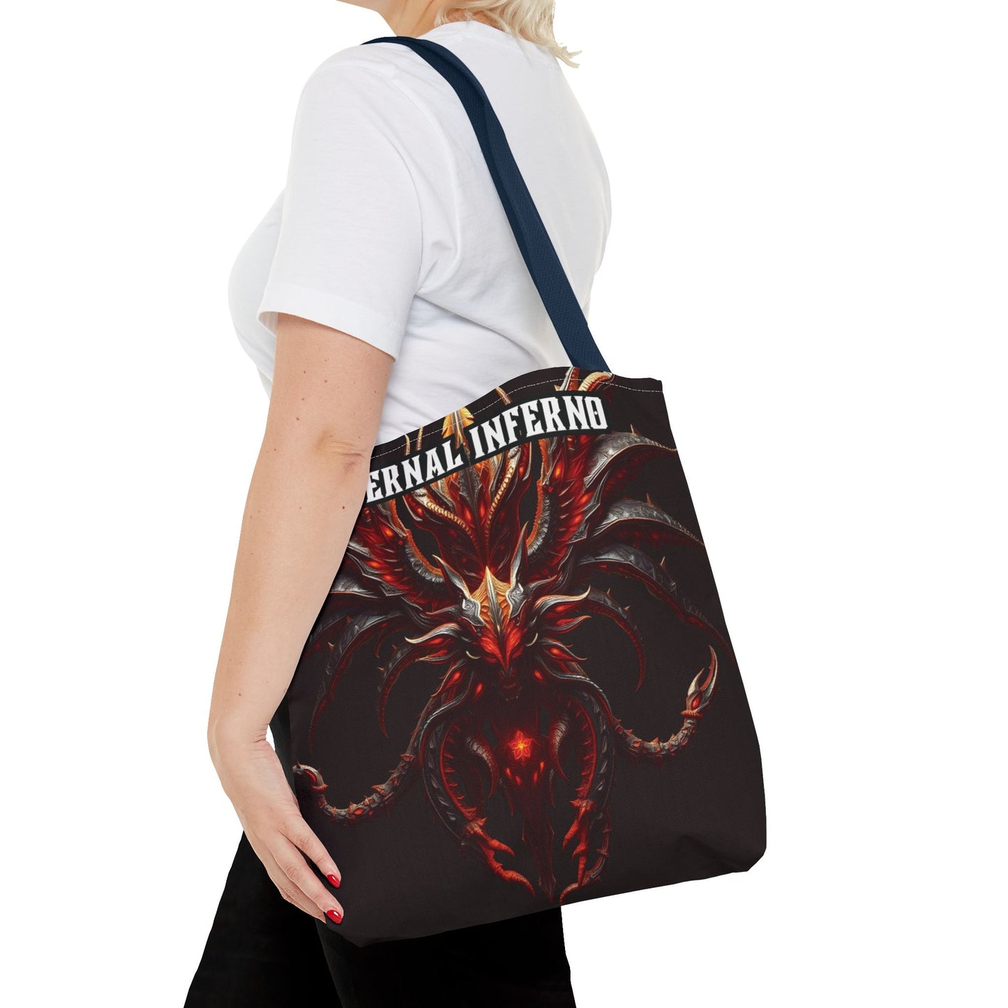 Eternal Inferno - Gothic Fantasy Tote Bag | Gothic Tote Bag